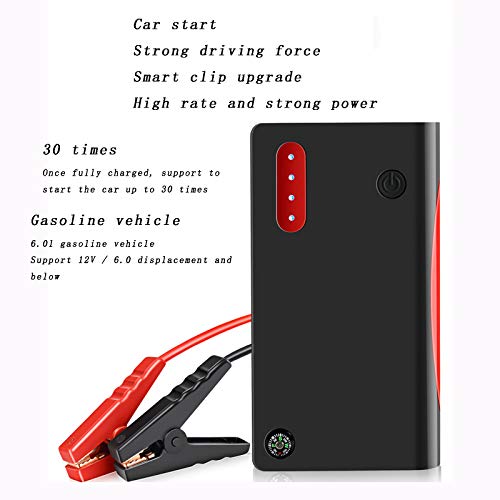 18000Mah External Battery Pack Car Emergency Starting Power for Capacity Bank Compatible Charger Banks Led Lights (4 Pieces) Standard Version 18000